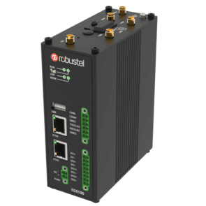 Industrial edge computing gateway with Dual-SIM 4G LTE Serial DI/DO Bluetooth and a Debian-based OS (EG5100)