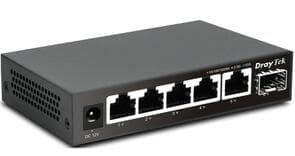 10Gb Ethernet Switch 1 x 10GbE SFP+ 5 x 1GbE/2.5GbE RJ45 ports