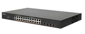 24-Port Gigabit Smart PoE Switch 4 SFP 802.33af/at/bt PoE 480W