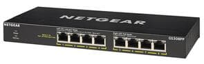 8-port Gigabit Ethernet PoE+ Switch 8 x PoE+ ports 83W total PoE budget