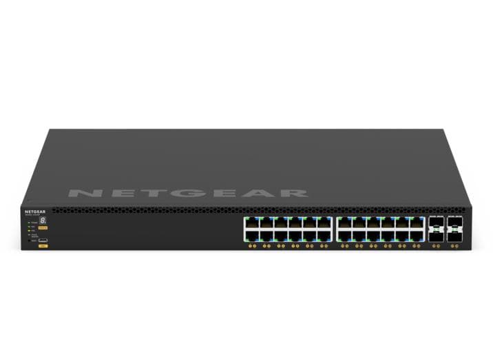 NETGEAR NETGEAR GSM4328-100AJS AV Line 24-Port Gigabit PoE+ Managed Switch with 4x SFP+ GSM4328-100AJS