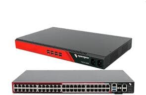 24 selectable serial ports + 24x 1GbE switch 64G SSD 1GbE with SFP  Docker Support TPM 2.0 Dual AC Global Power Supply