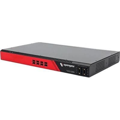 Opengear OM2232 32 selectable serial ports x86 4-core CPU 8G RAM 64G SSD 1GbE with SFP  Docker Support TPM 2.0 Dual DC OM2232-DDC