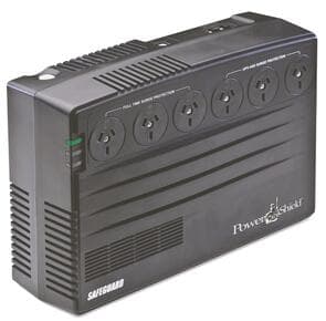 SafeGuard 750VA UPS 6x 3-Pin Outlet Plugs