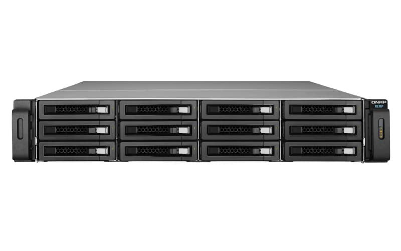 QNAP QNAP REXP-1210U-RP 12-Bay Rackmountable Expansion Enclosure REXP-1210U-RP