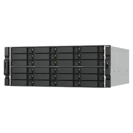 QNAP 24-Bay Rackmount NAS Ryzen 7000 series CPU 32GB RAM Dual Power TS-H2477AXU-RP-R7-32G