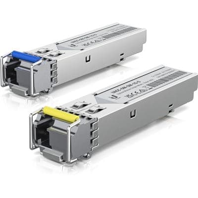 Ubiquiti Pair of BiDi SFP Modules 3km 1.25Gbps SM 1310nm/1550nm UACC-OM-SM-1G-S-2