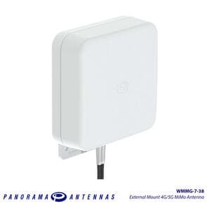 3G/4G/5G Directional MiMo Wall / Mast Antenna with twin 5m Cable SMA