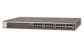 28-port 10GigE Managed Switch 24x 10GigE RJ45 Ports 4x SFP+ Ports