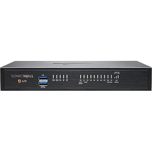 SONICWALL SONICWALL TZ670 WITH 8X5 SUPPORT 1YR 02-SSC-5858