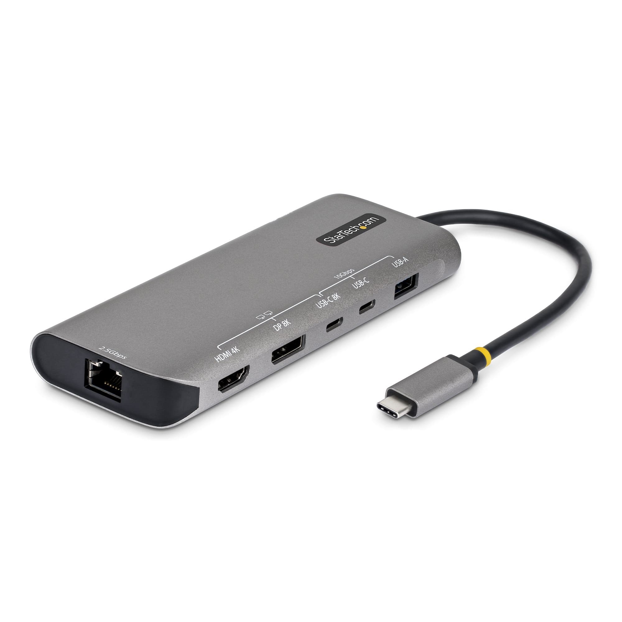 STARTECH STARTECH.COM USB4 DUAL-DISPLAY MULTIPORT ADAPTER, 140W PD, 2.5GBE, 3 YR 174B-USB4-MULTIPORT