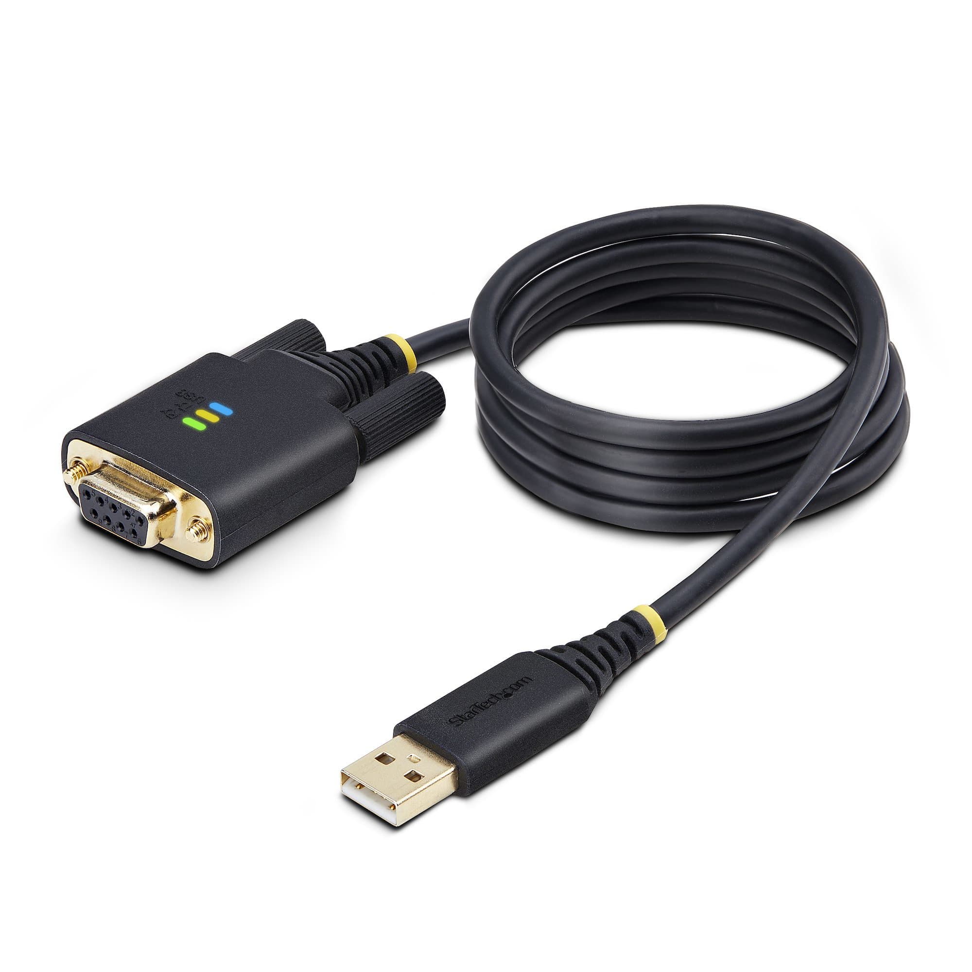 STARTECH STARTECH.COM 3FT (1M) USB TO NULL MODEM SERIAL ADAPTER CABLE, 2 YR 1P3FFCNB-USB-SERIAL