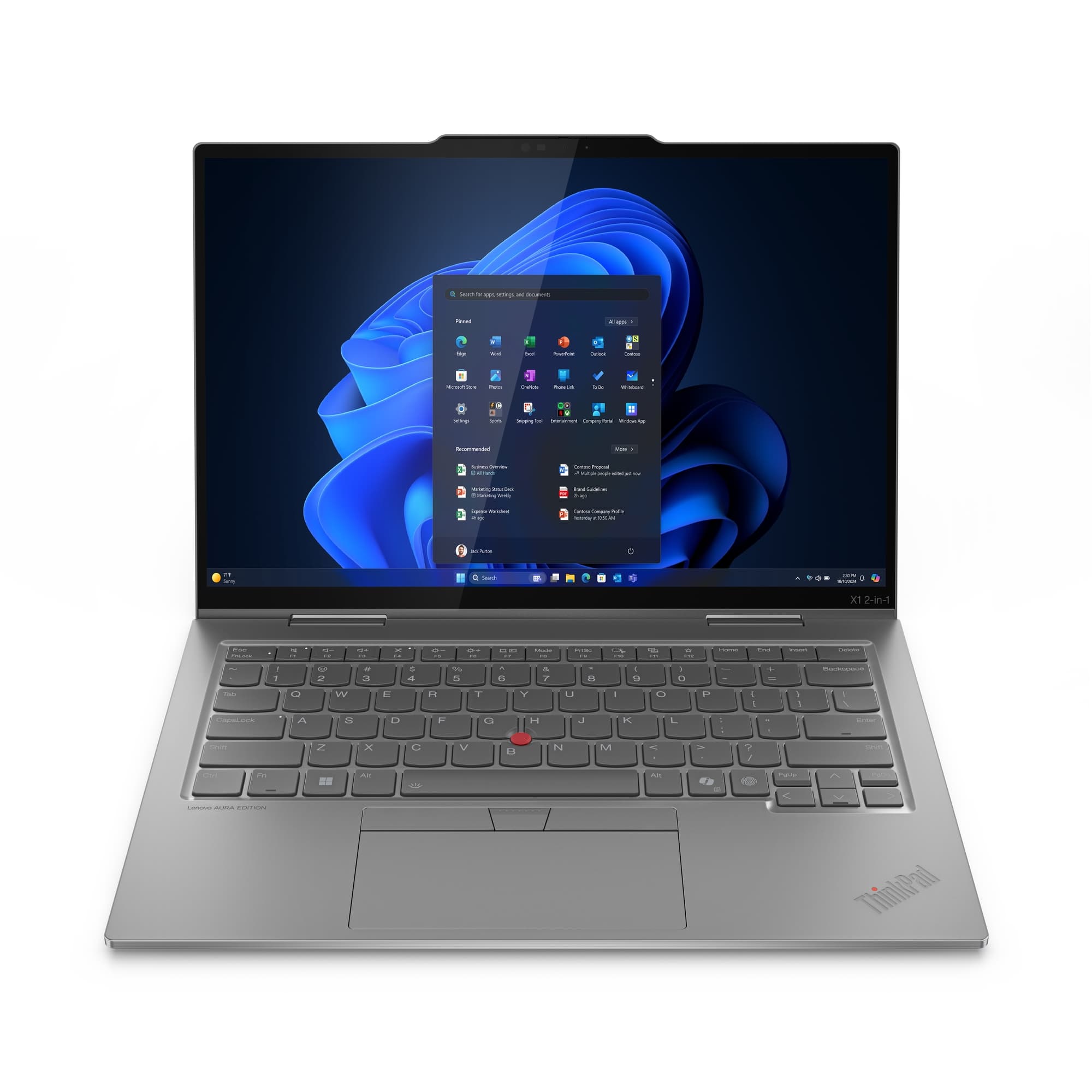 LENOVO LENOVO X1 2-IN-1 G10, 14" WUXGA TOUCH, U7-258V, 32GB, 512GB, WF7, S-PEN, W11P, 3YP+CO 21NU001HAU