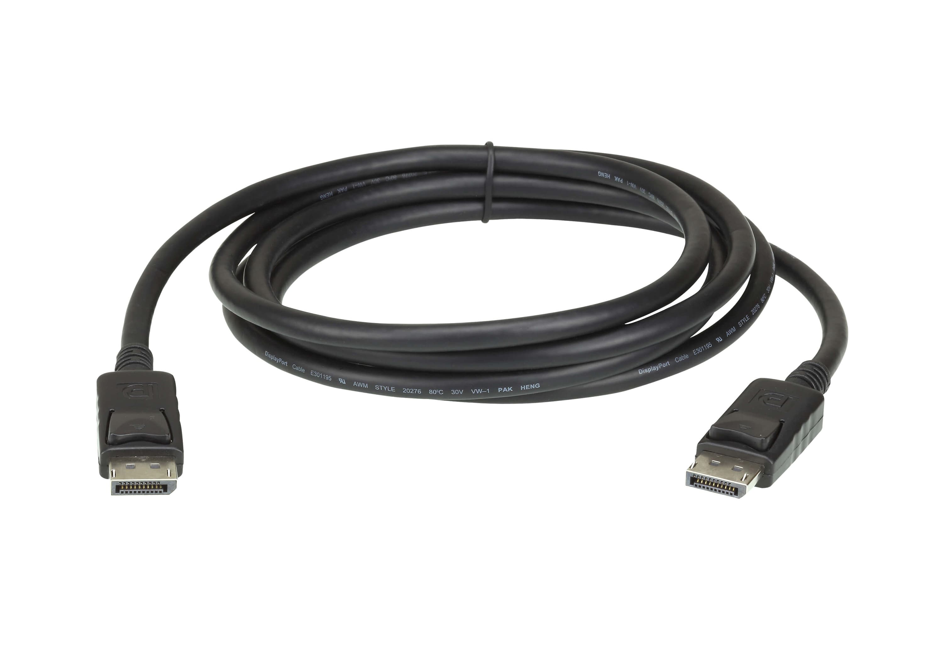 ATEN ATEN 3M DISPLAYPORT CABLE, SUPPORTS UP TO 3840 X 2160 @ 60HZ 2L-7D03DP