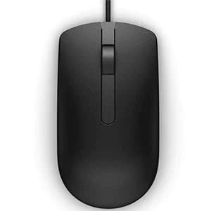 DELL DELL USB OPTICAL MOUSE MS116 (BLACK) - RETAIL PACKAGING 570-AASJ