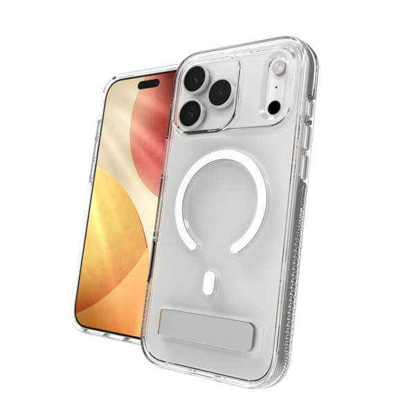 ZAGG ZAGG Crystal Palace Snap Kickstand + Camera Control Button Case, Apple 17 Pro (CC) 702320823