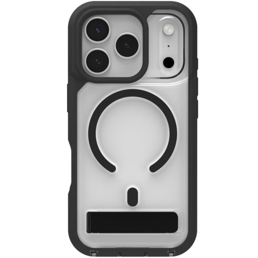 ZAGG ZAGG Rainier Snap Kickstand + Camera Control Button Case, Apple 17 Pro, Black (CC) 702320830