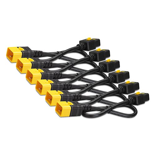APC APC (AP8714S) POWER CORD KIT (6 EA), LOCKING, C19 TO C20, 1.2M BLACK AP8714S