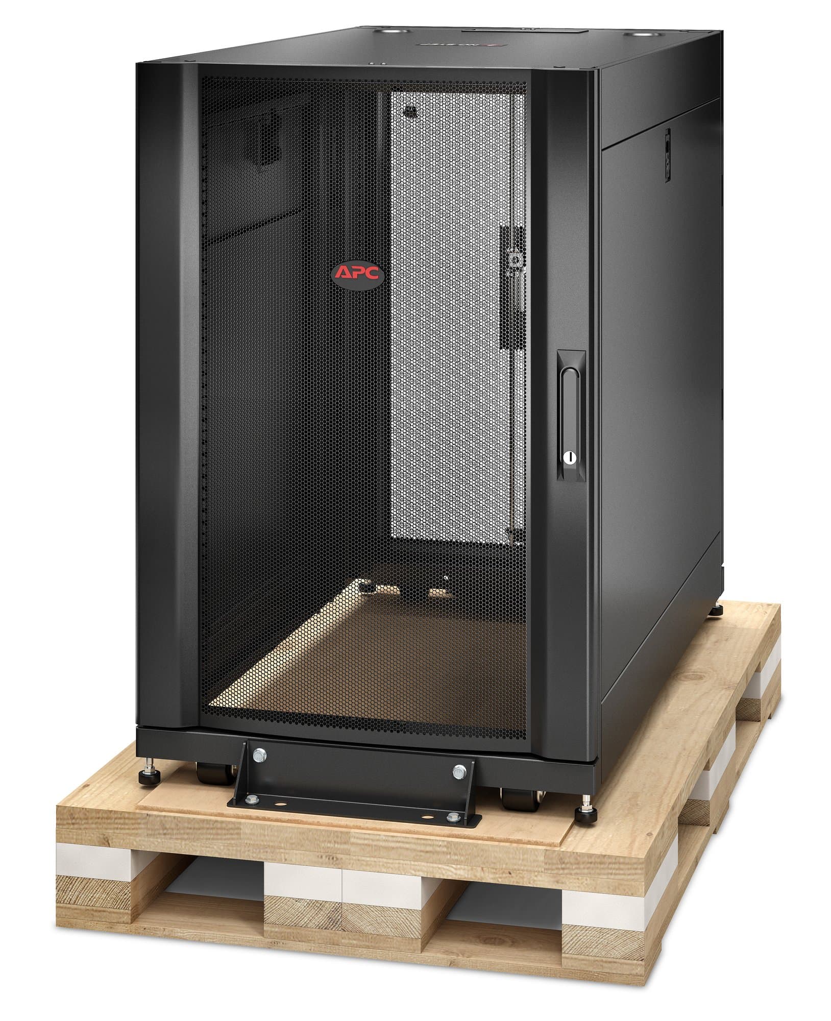 APC APC NETSHELTER SX 18U SERVER RACK ENCLOSURE 600MM X 1070MM W/ SIDES BLACK SHOCK PACKAGING AR3106SP