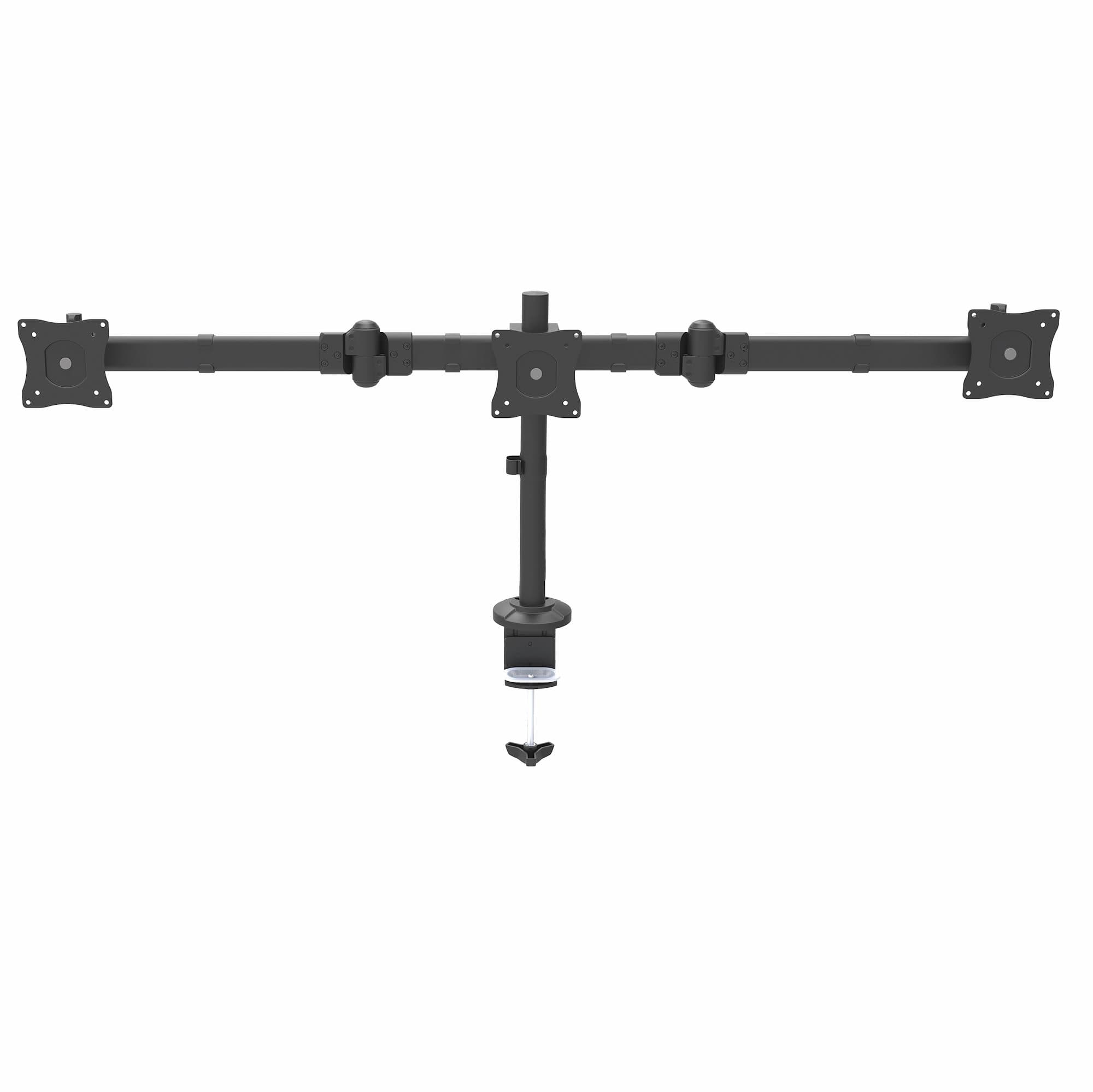STARTECH STARTECH.COM DESK MOUNT TRIPLE MONITOR ARM ADJUSTABLE - 3 VESA 27" DISPLAYS 5 YR ARMTRIO