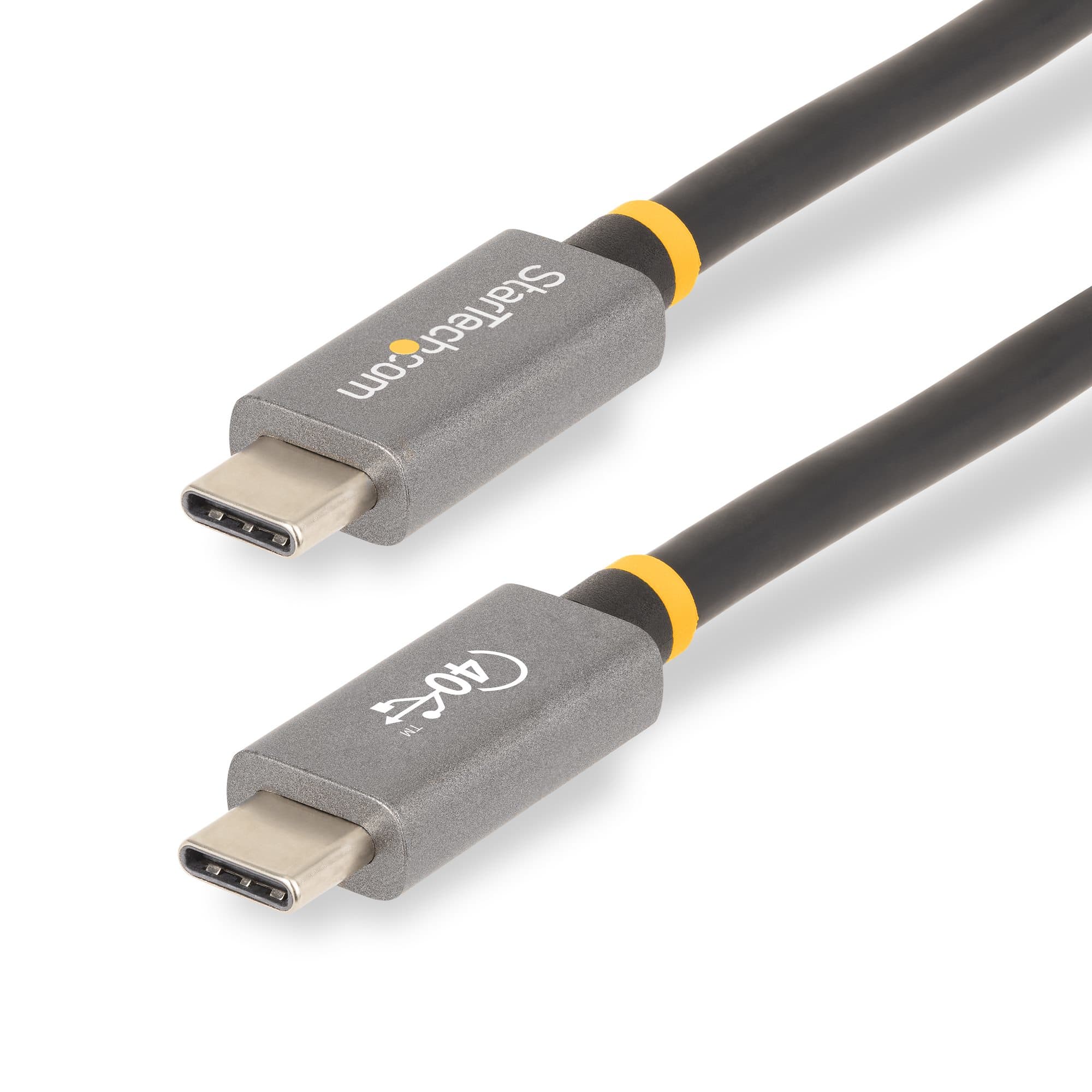 STARTECH STARTECH.COM 3FT (1M) USB4 , USB-C CABLE, 100W, 8K 60HZ, TYPE-C, THUNDERBOLT 4/3 2 YR CC1M-40G-USB-CABLE