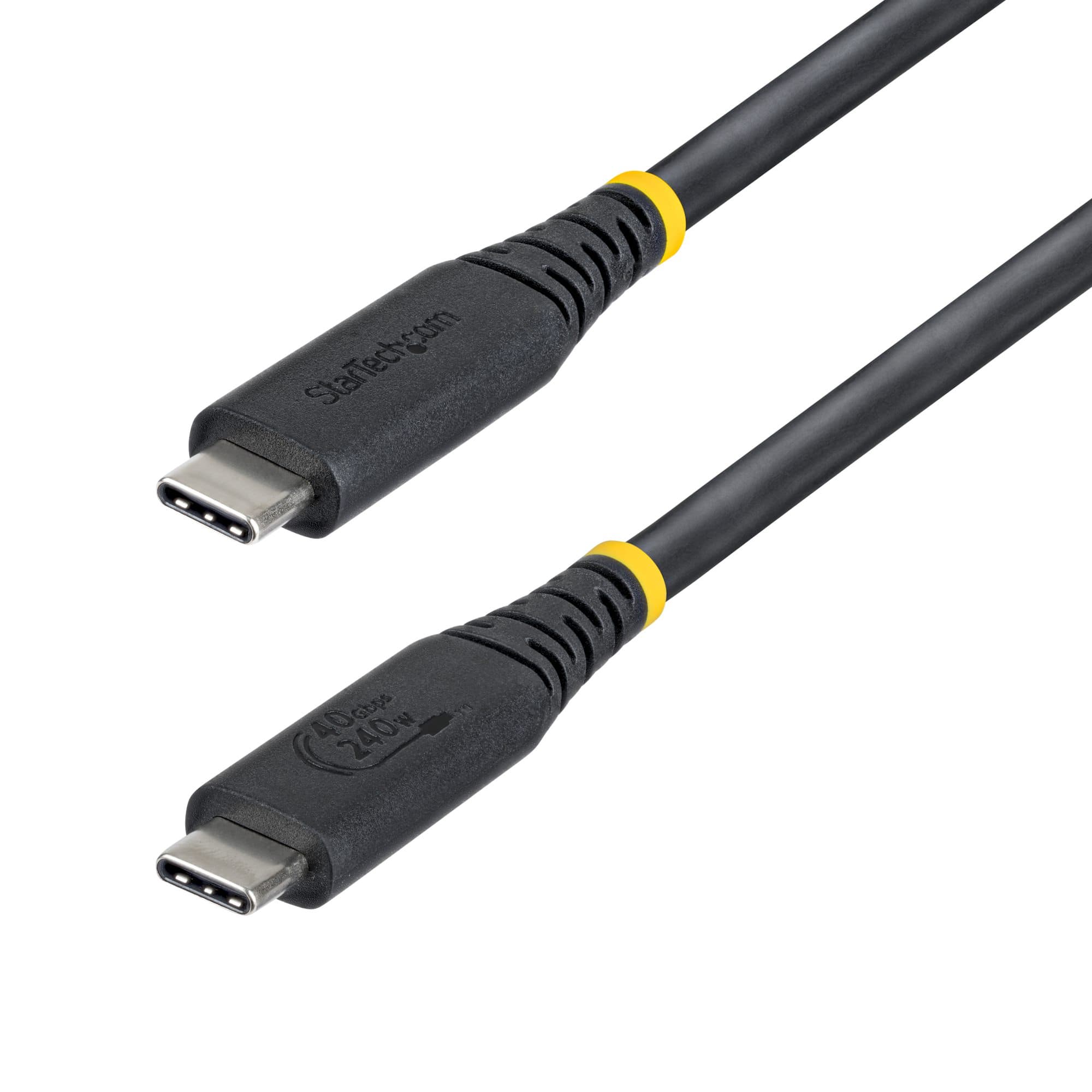 STARTECH STARTECH.COM 50CM (1.6FT) USB4 CABLE, USB-IF CERTIFIED USB-C CORD, 40GBPS, LTW CC50CM40GUSB4TP