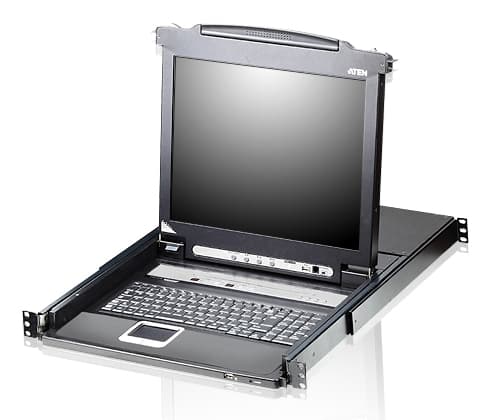 ATEN ATEN 17" 16 PORT PS/2-USB VGA SINGLE RAIL LCD KVM SWITCH CL5716M-ATA-AU