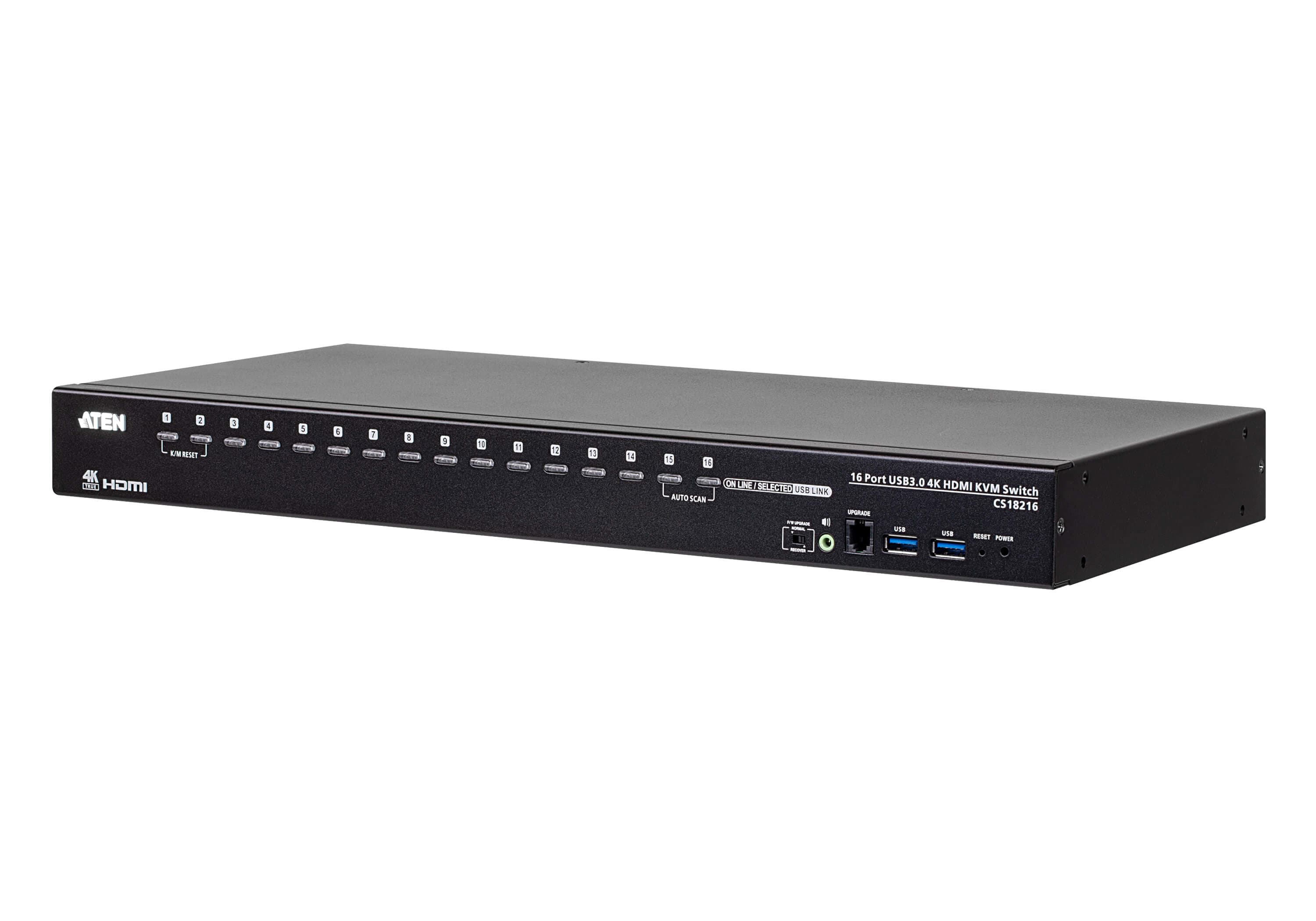 ATEN ATEN 16-PORT USB 3.0 4K HDMI KVM SWITCH CS18216-AT-U