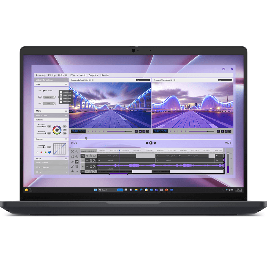 DELL DELL PRO MAX 16 NOTEBOOK, 16" FHD+, TOUCH, U7-265H, 32GB, 1TB, NVIDIA RTX1000, W11P, 3YPRO CTO731R1T_MC16250_NZ