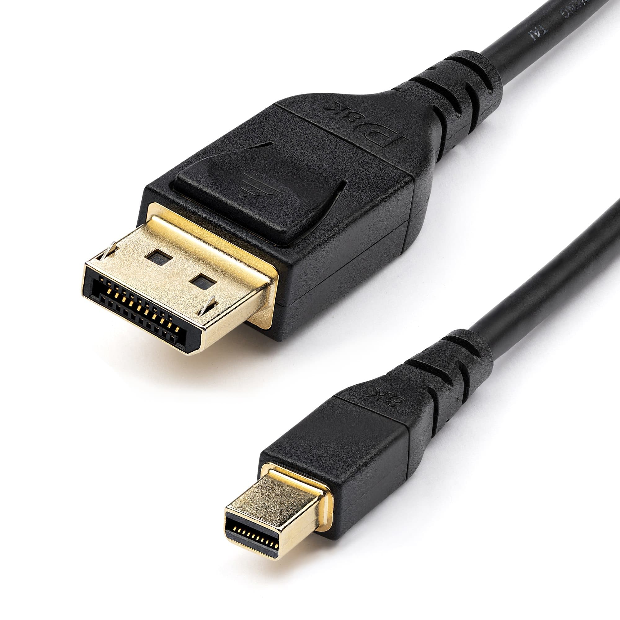 STARTECH STARTECH.COM CERTIFIED MINI DP TO DISPLAYPORT 1.4 CABLE 8K 60HZ HBR3 4K, LTW DP14MDPMM1MB