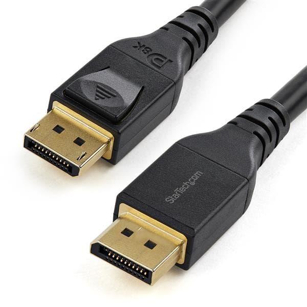 STARTECH STARTECH.COM 4M 13' VESA CERTIFIED DISPLAYPORT 1.4 CABLE W/LATCHES DP 8K/4K LTW DP14MM4M