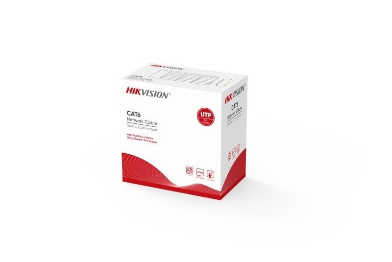 HIKVISION HIKVISION CAT6 1LN6UZC0 305M UTP 4PAIR NETWORK CABLE, BLUE DS-1LN6UZC0-BLUE