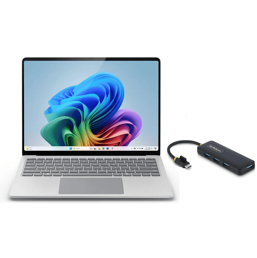 MICROSOFT MICROSOFT BUNDLE - SURFACE LAPTOP 7 13.8" CU7 16GB 512GB PLATINUM -FREE ST.COM USB-C TO USB-A HUB EP2-21094-USBHUB