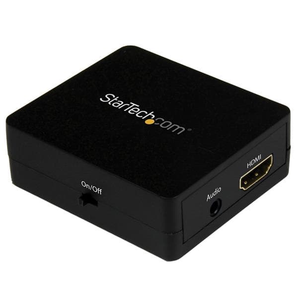STARTECH STARTECH.COM HDMI AUDIO EXTRACTOR - HDMI TO 3.5MM AUDIO - 2.1 CH - 1080P 2 YR HD2A