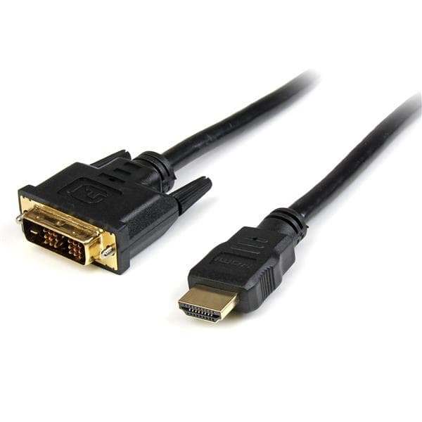 STARTECH STARTECH.COM 2M HIGH SPEED HDMI CABLE TO DVI DIGITAL VIDEO MONITOR LTW HDDVIMM2M