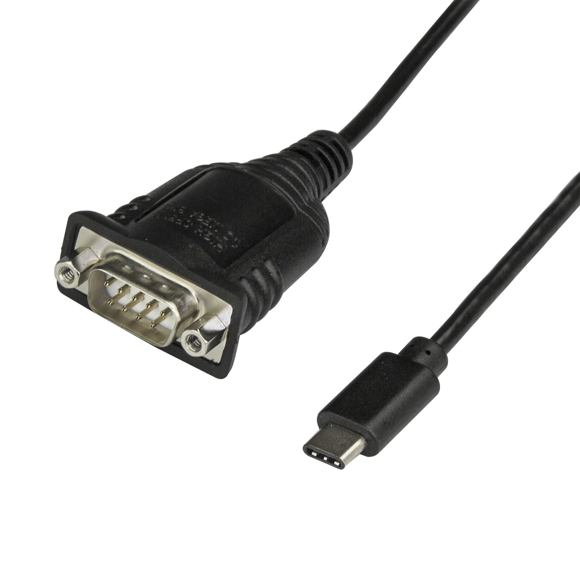 STARTECH STARTECH.COM USB C TO SERIAL ADAPTER DB9 CABLE - USB-C TO RS232 CONVERTER 2 YR ICUSB232C