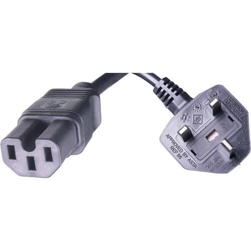 HPE HPE 2.5M C15 to BS 1363/A Pwr Cord J9942A