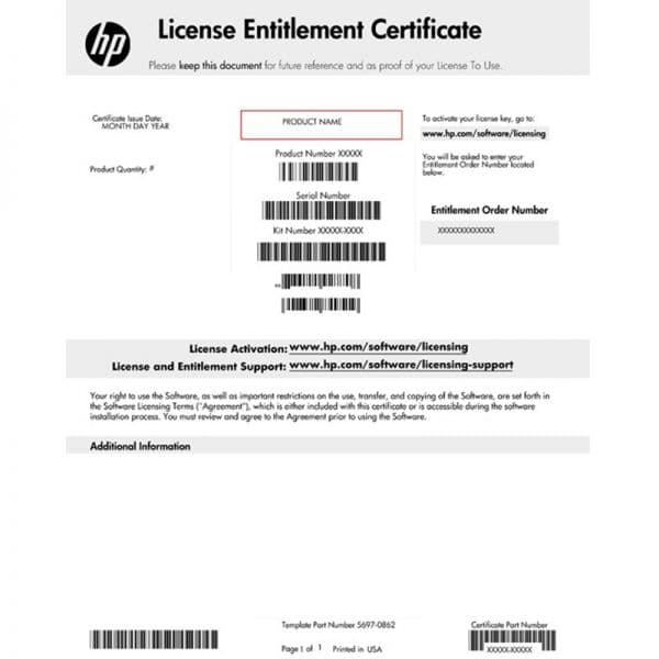 HPE HPE Aruba AirWave FailOvr 25 Dev Lic E-LTU JW558AAE