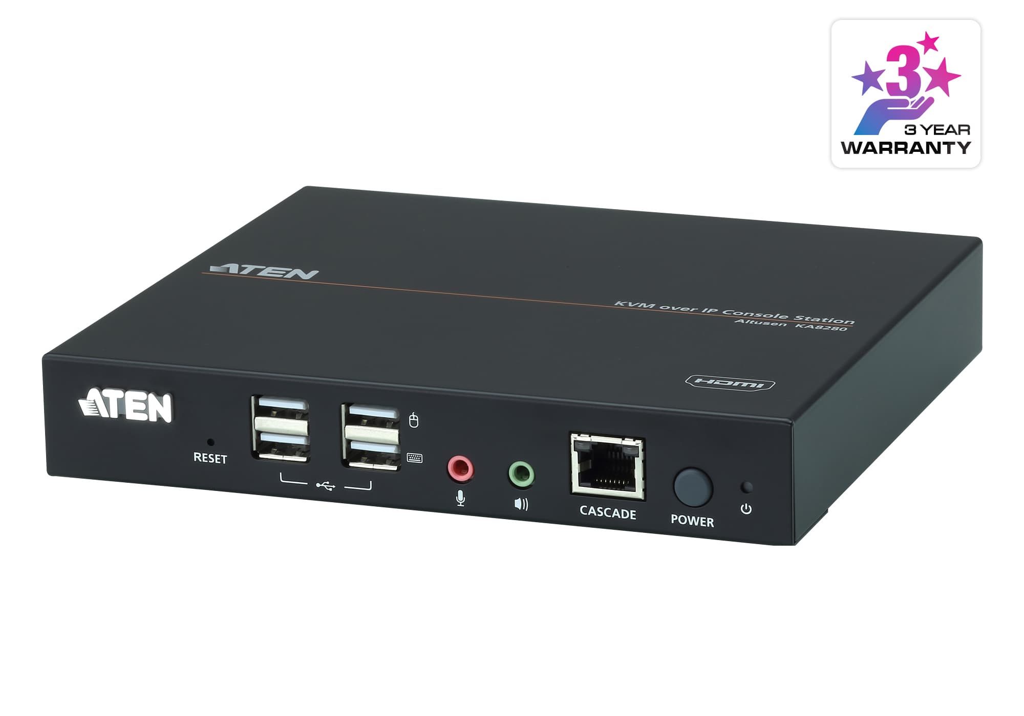 ATEN ATEN HDMI USB KVM CONSOLE STATION FOR SELECTED ATEN KNXXXX KVM OVER IP SERIES KA8280-AX-U