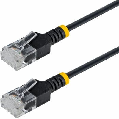 STARTECH STARTECH.COM 4M BLACK ULTRA SLIM CAT6A ETHERNET CABLE, RJ45, UTP, LTW N6APATUTP34BKS4M