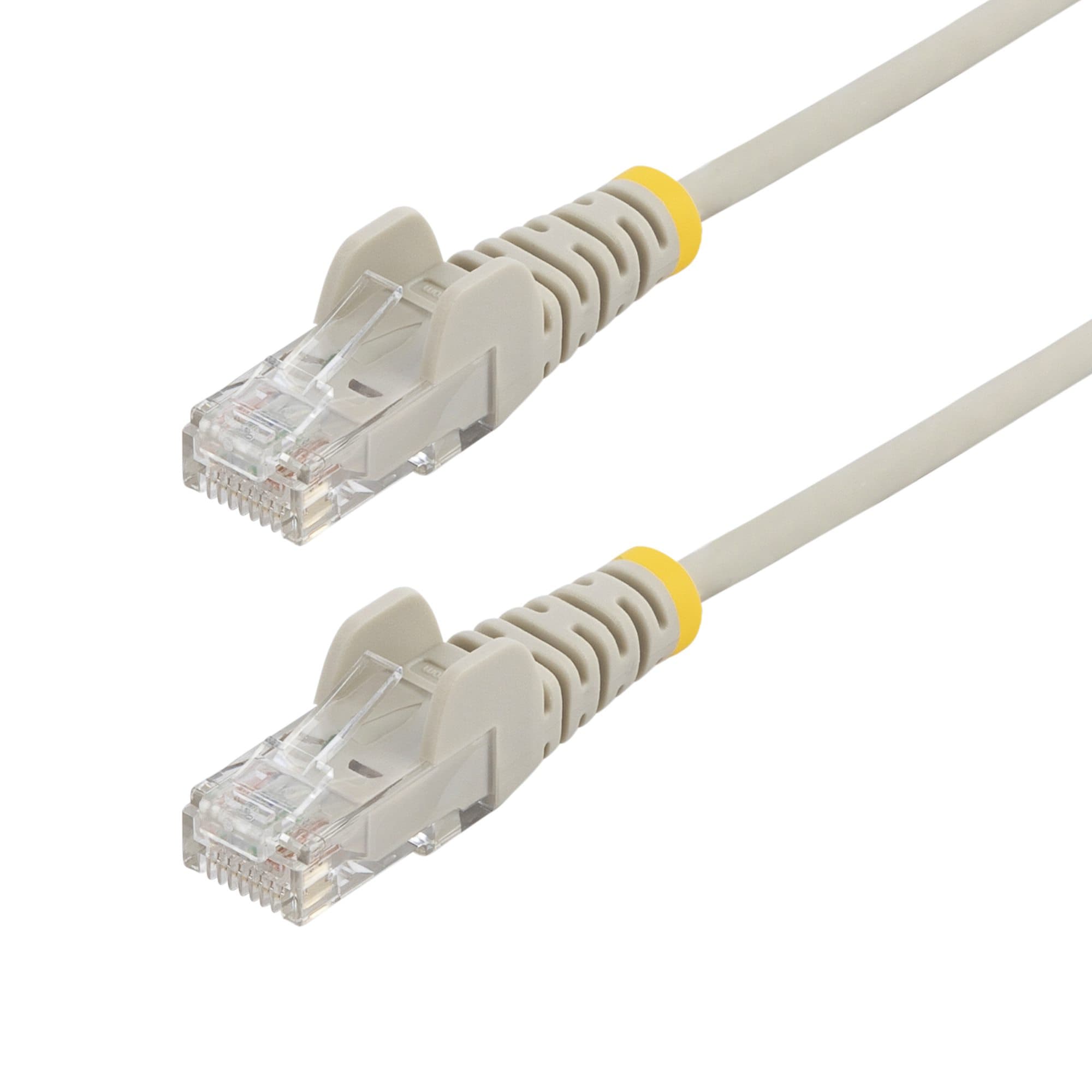 STARTECH STARTECH.COM 10M GRAY SLIM CAT6 ETHERNET CABLE, SNAGLESS, 28AWG, LSZH, LTW N6PAT10MGRS