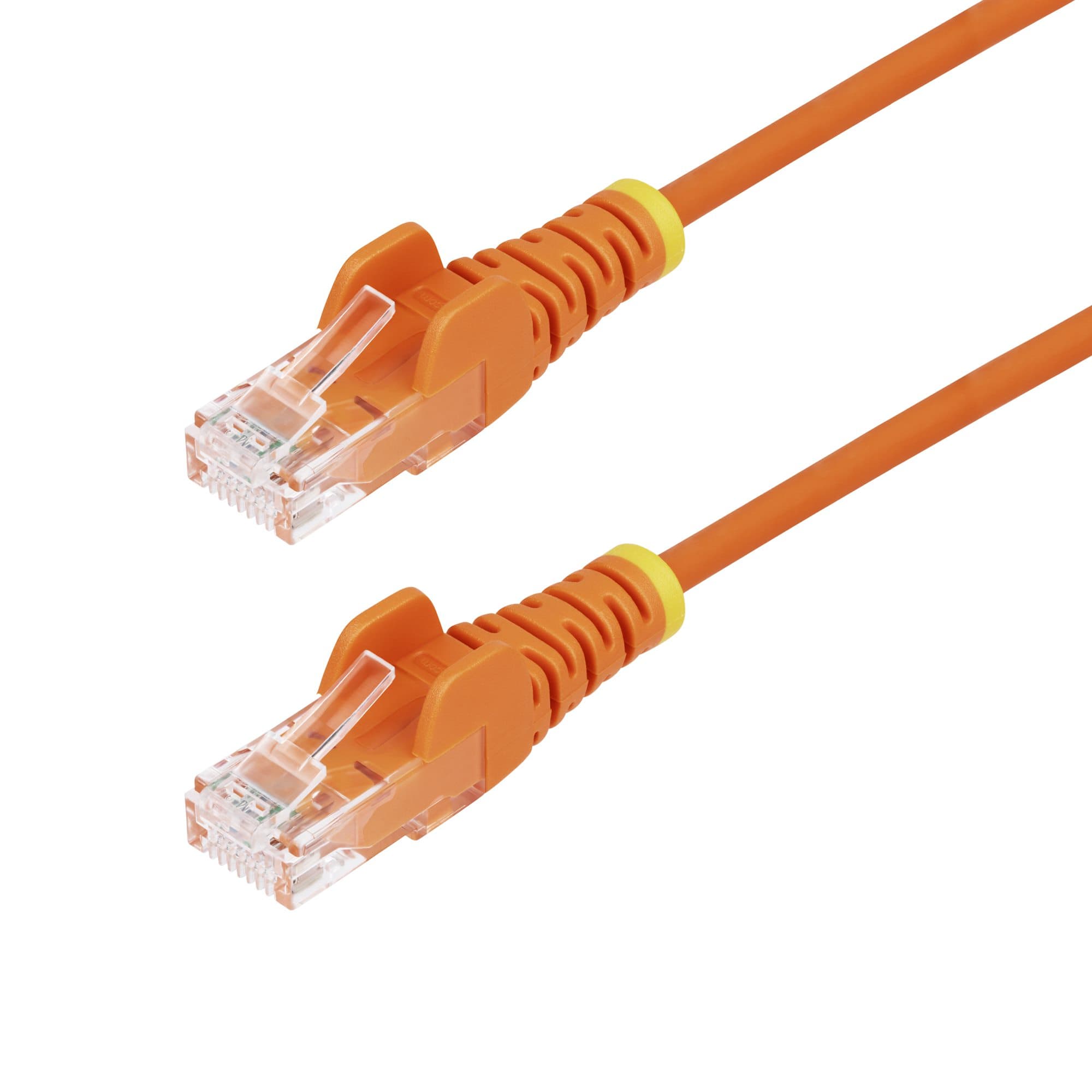 STARTECH STARTECH.COM 25CM ORANGE SLIM CAT6 ETHERNET CABLE, SNAGLESS, 28AWG, LSZH, LTW N6PAT25CMORS