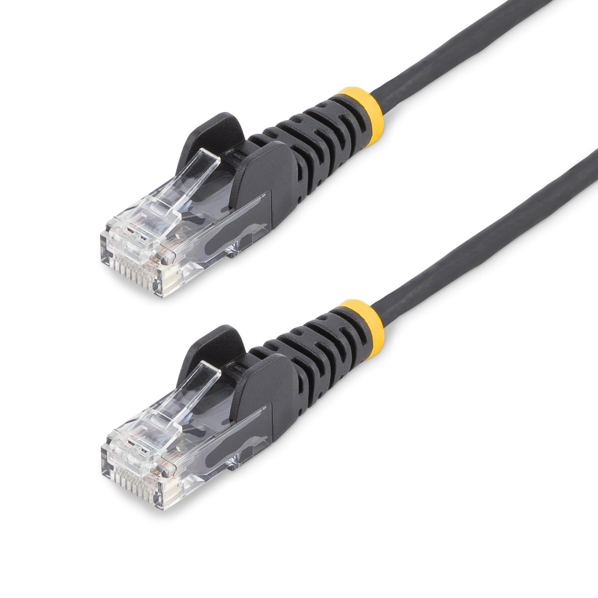 STARTECH STARTECH.COM 0.5M CAT6 CABLE - BLACK SLIM CAT6 PATCH CORD - SNAGLESS - LSZH LTW N6PAT50CMBKS