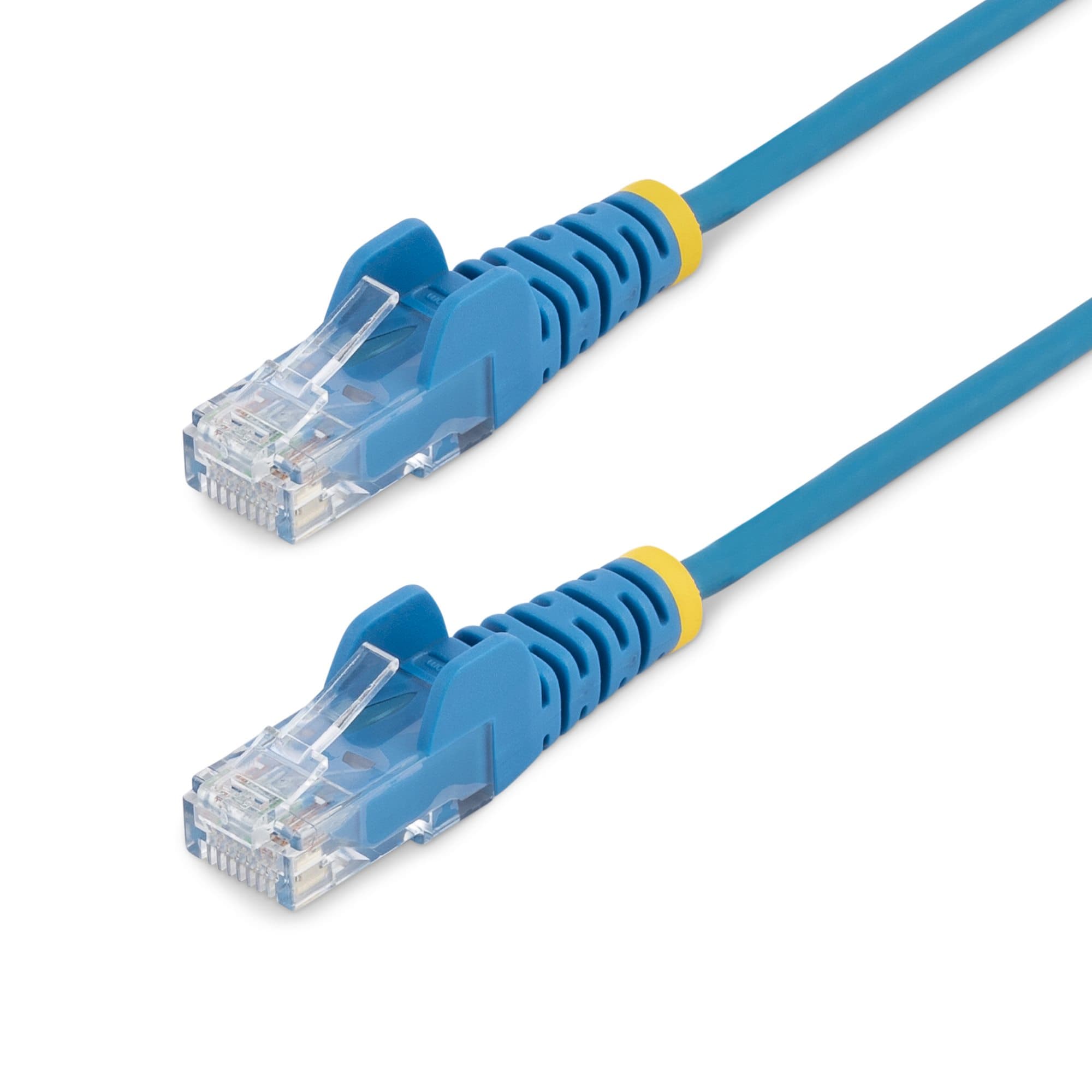 STARTECH STARTECH.COM 0.5M CAT6 CABLE - BLUE SLIM CAT6 PATCH CORD - SNAGLESS - LSZH LTW N6PAT50CMBLS