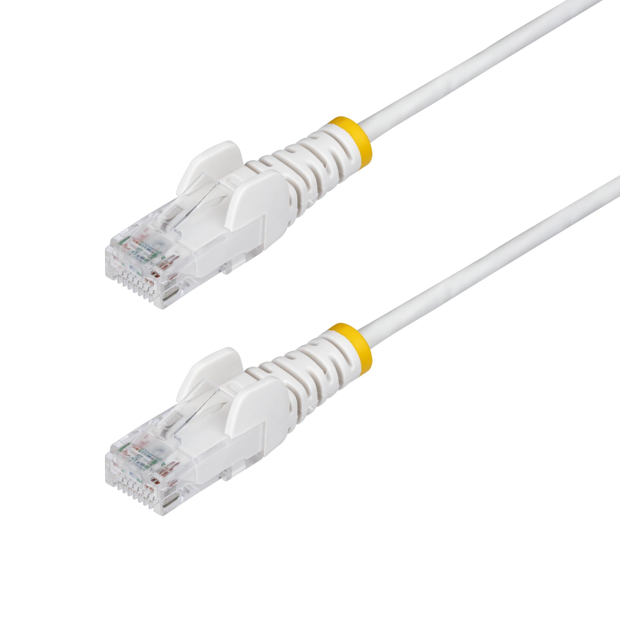 STARTECH STARTECH.COM 50CM WHITE SLIM CAT6 ETHERNET CABLE, SNAGLESS, 28AWG, LSZH, LTW N6PAT50CMWHS