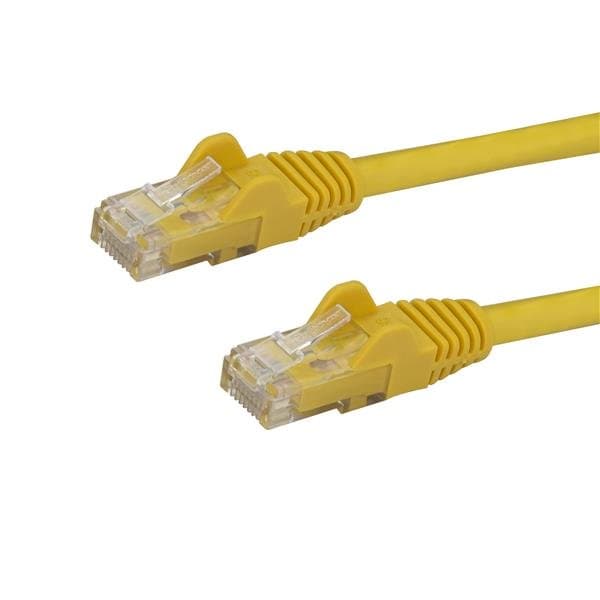 STARTECH STARTECH.COM CAT6 ETHERNET CABLE 1M YELLOW 650MHZ 100W SNAGLESS PATCH CORD LTW N6PATC1MYL