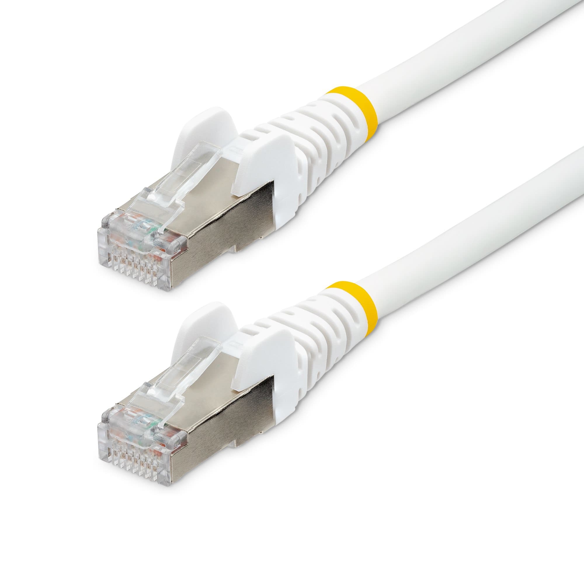 STARTECH STARTECH.COM 2M LSZH CAT6A ETHERNET CABLE - 10GBE S/FTP 100W POE WHITE LTW NLWH-2M-CAT6A-PATCH