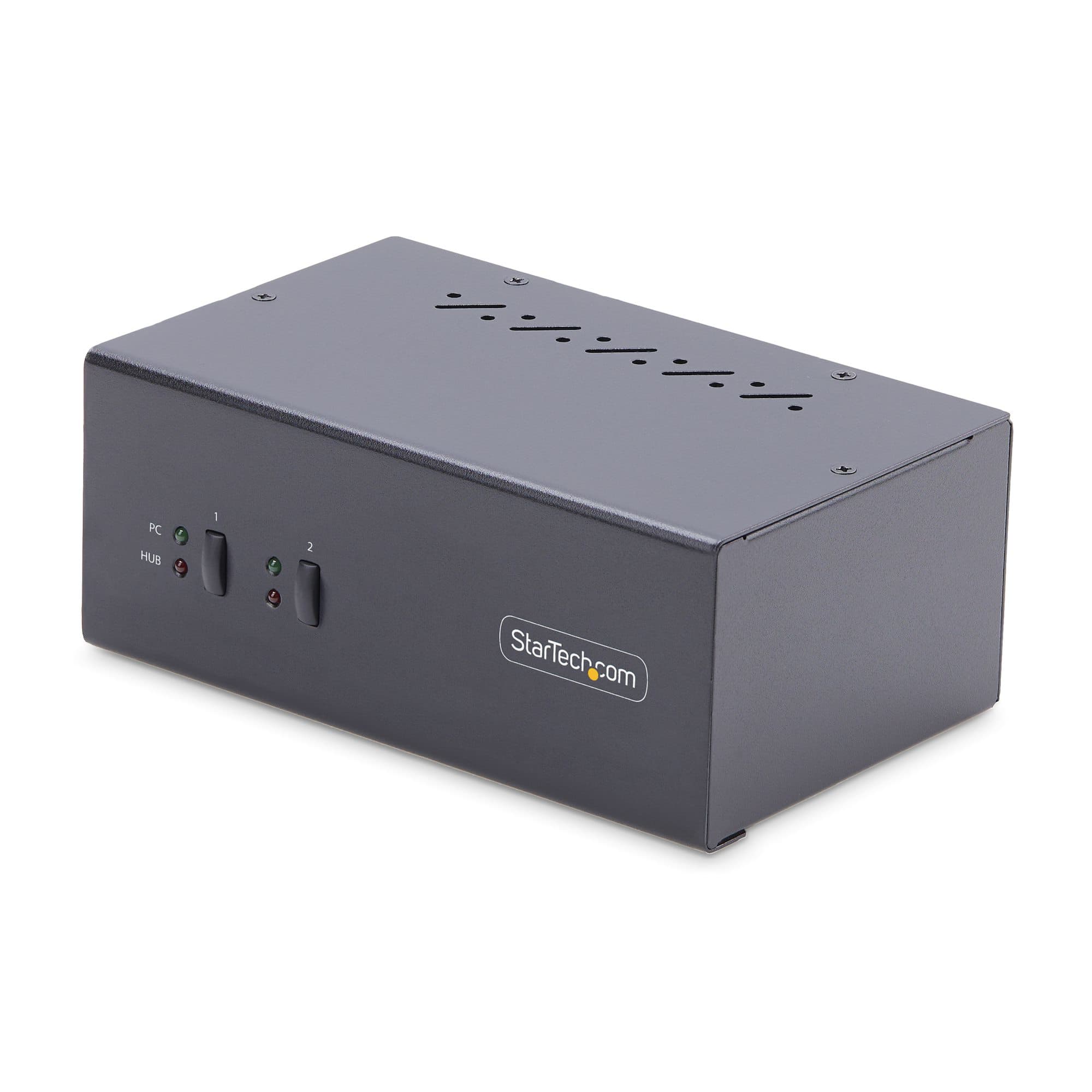 STARTECH STARTECH.COM 2-PORT DUAL-MONITOR DP KVM SWITCH,4K 60HZ,2X USB 5GBPS,2X USB 2.0,2 YR P2DD46A2-KVM-SWITCH
