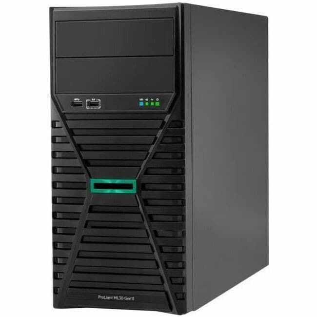HPE HPE SmartChoice ML30 G11 6333P 3.1GHz 6c 1P 1x16GB-U 8SFF MR408i-p 2x480GB SSD 1x500W Svr P84655-375