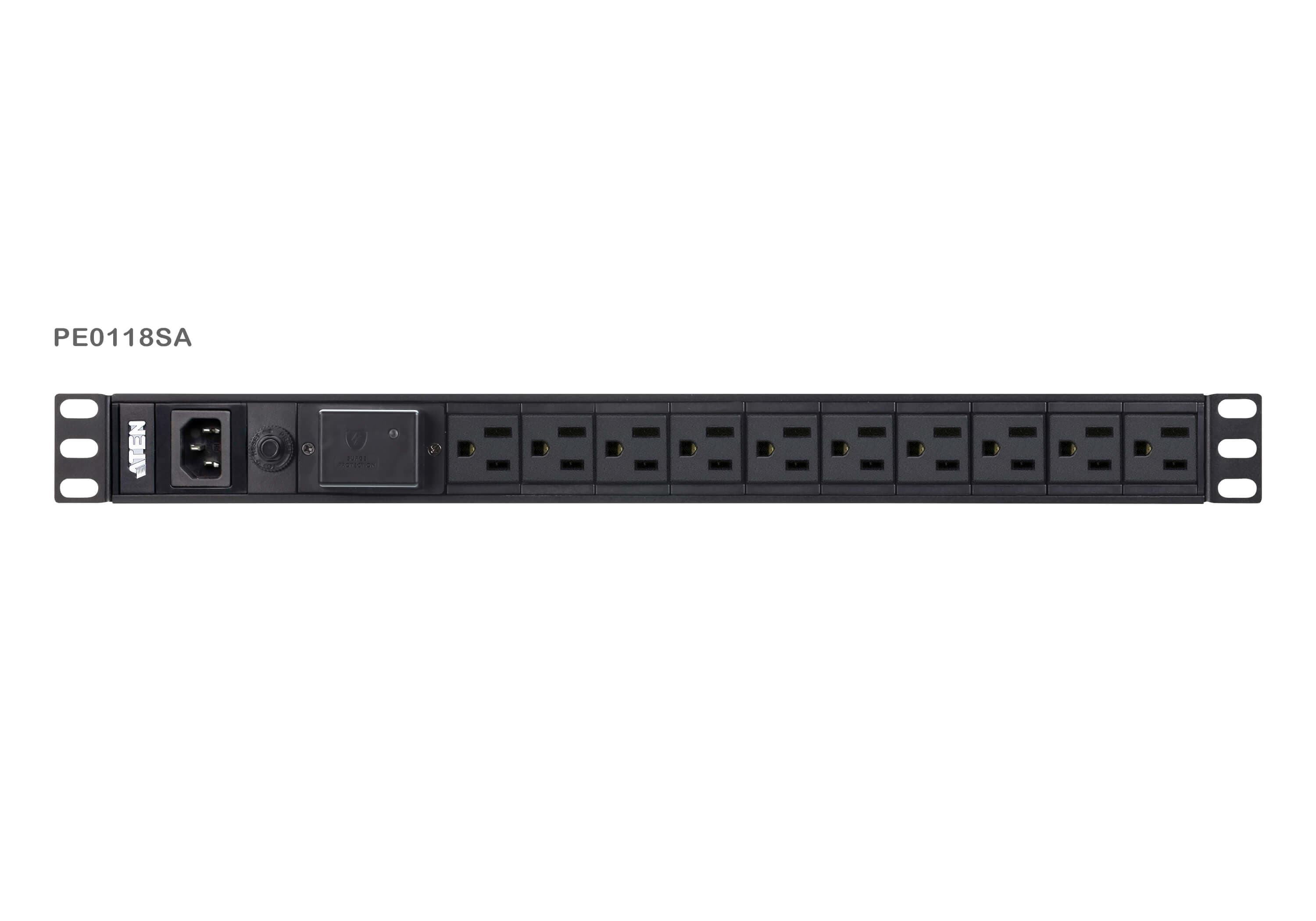 ATEN ATEN 1U BASIC PDU WITH SURGE PROTECTION PE0118SG-AT-G